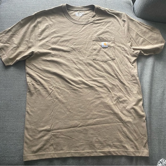 NWOT Carhartt Loose Fit Tan Tee - Picture 2 of 8